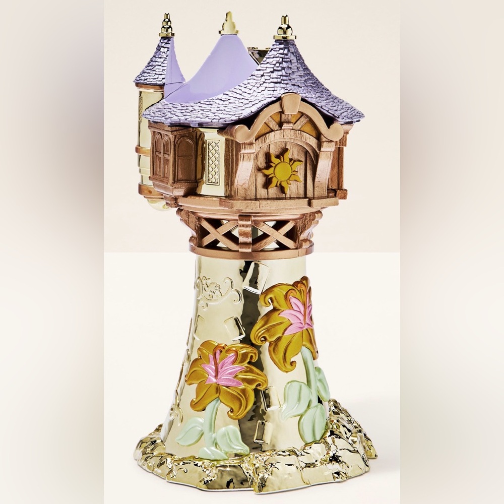 Charming Gold and Brown Decorative Tower